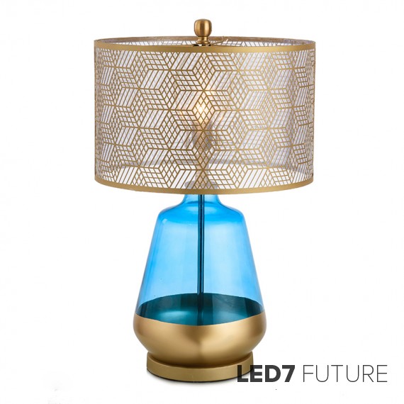 Loft Industry Moderm - Gold Weave Table